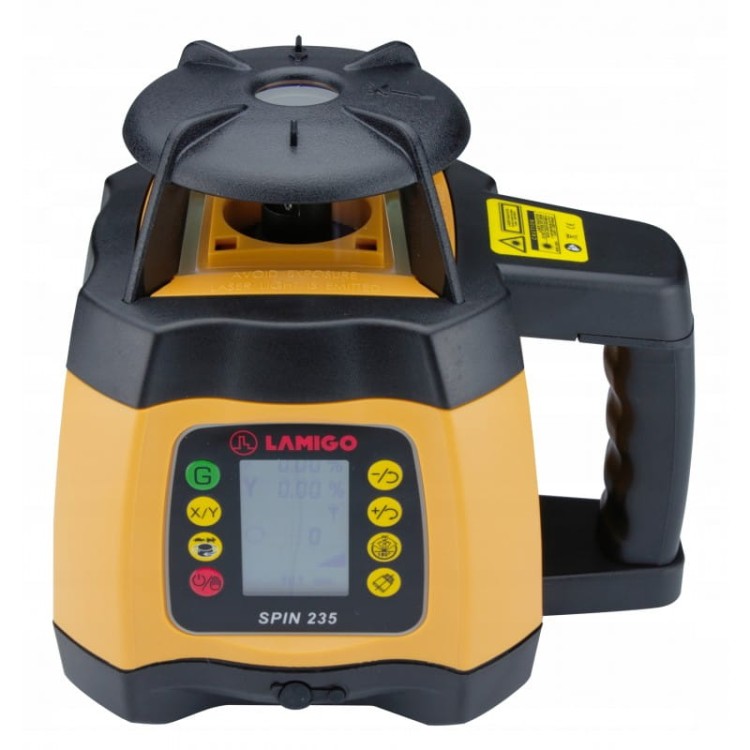 Niwelator Laserowy Lamigo Spin 235 + Walizka + Statyw + Łata , Zestaw