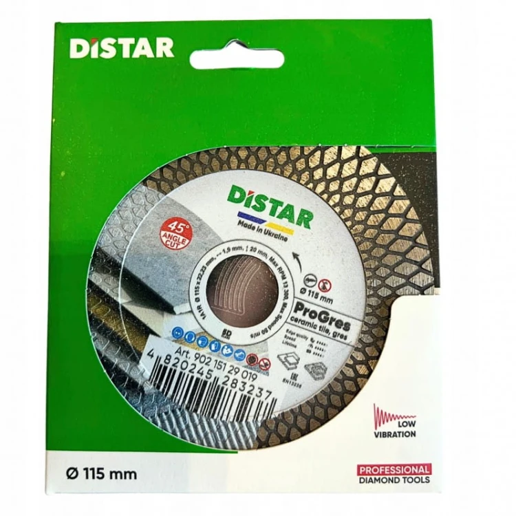 Distar Tarcza Diamentowa Pro Gres Do Ceramiki I Gresu 115x1,9x8