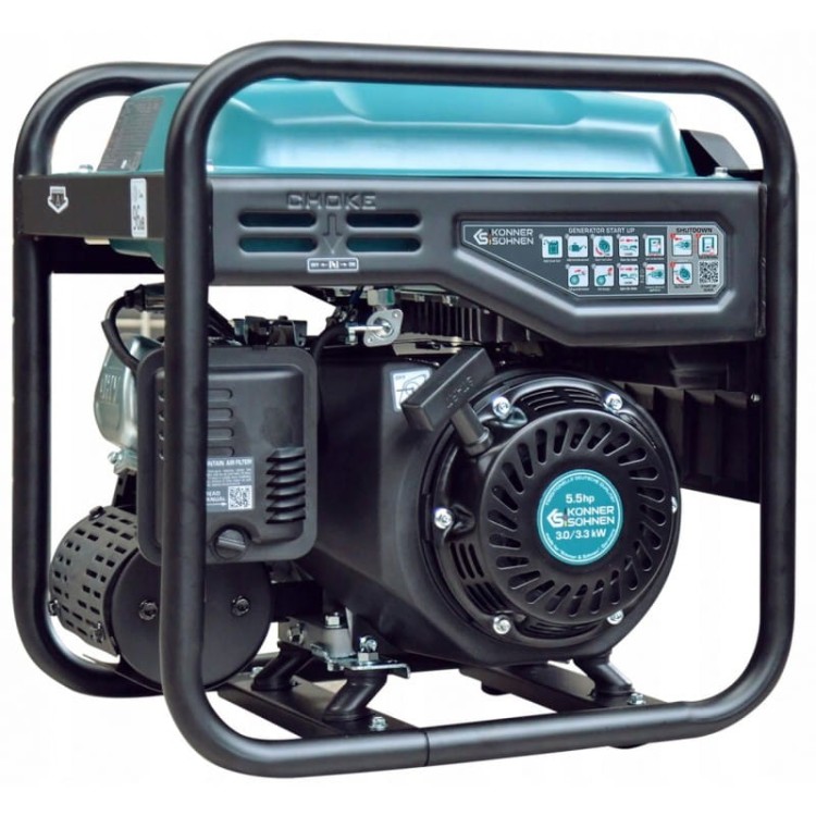 K&amp;s ks-3300i agregat prądotwórczy generator prądu inwerterowy 230v 3,3/3kw