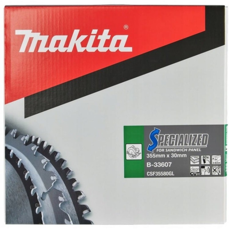 Makita b-33607 tarcza tnąca do metalu 355x30mm 80z b-33607