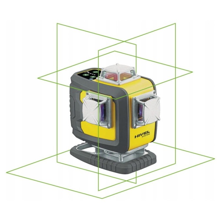 Nivel System Cl4d-g Laser Krzyżowy 4x360 Zielony Ip54 Bluetooth