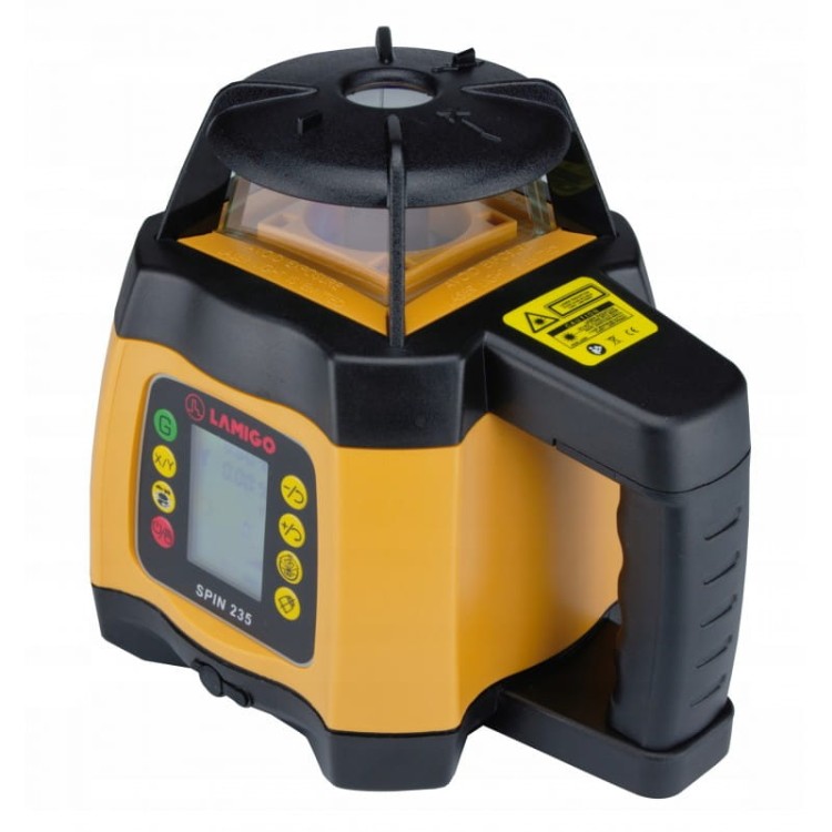 Niwelator Laserowy Lamigo Spin 235 + Walizka + Statyw + Łata , Zestaw