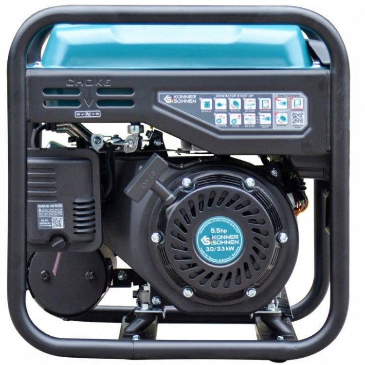 K&amp;s ks-3300i agregat prądotwórczy generator prądu inwerterowy 230v 3,3/3kw