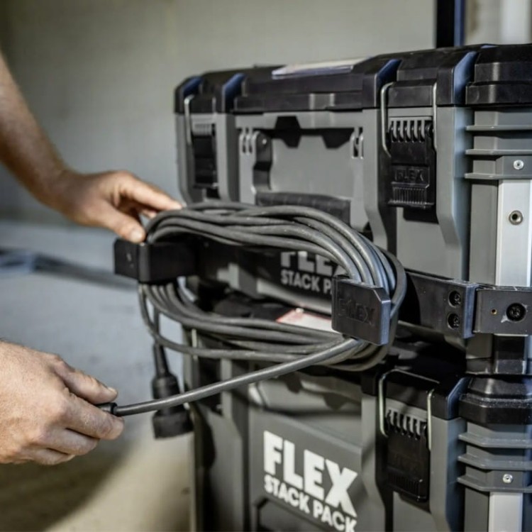 Flex tk-l sp set-1 zestaw 3 walizek transportowych mobilny warsztat  skrzynia narzędziowa na kólkach stack pack standard