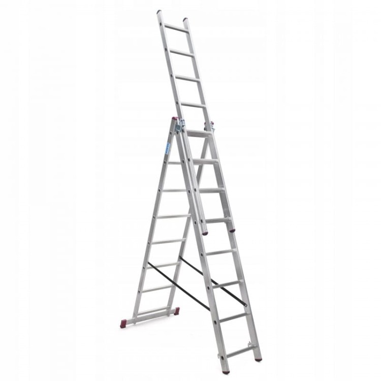 Krause 30375 drabina wielofunkcyjna codrda ze szczeblami 3x7 max 5,1m 150kg