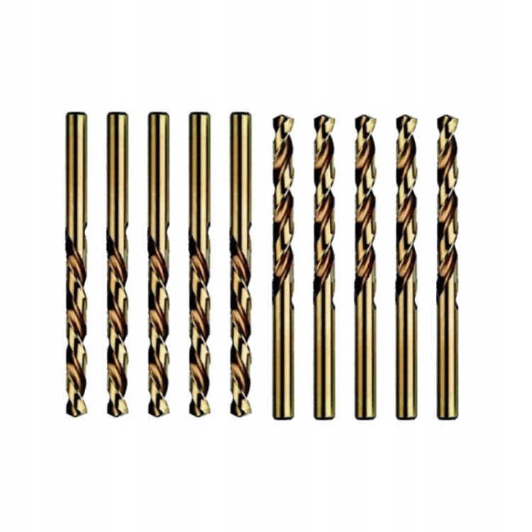 Bmm Wiertło Kręte Hss Kobalt Din 338 3,3 Mm 10 szt