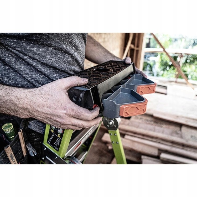 Litlle Giant King Kombo Industrial Drabina Nieprzewodząca 3w1 Przystawna Fiberglas 6+4 USA