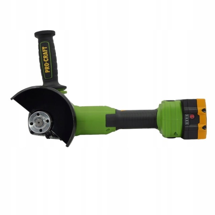 Procraft Pwа220 Szlifierka Kątowa Bezszczotkowa Akumulatorowa 20v 4ah