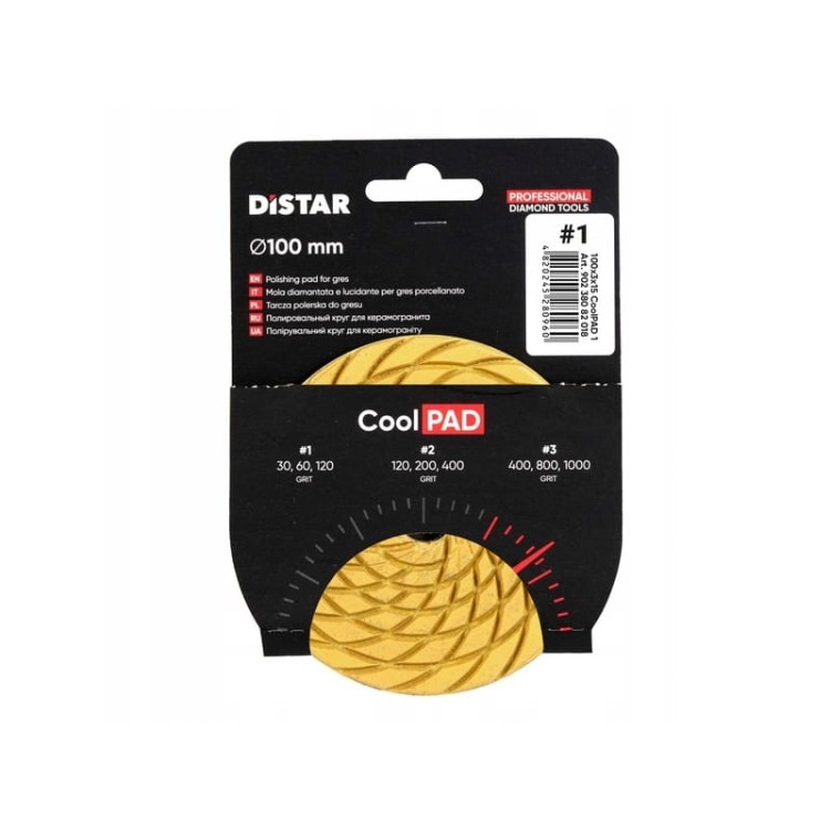 Distar Dysk Diamentowy Polerski Coolpad 2 100x3x15 Do Ceramiki I Gresu