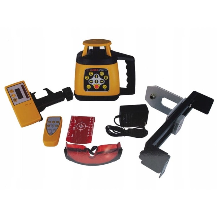 Niwelator Laserowy Laser Rotacyjny Lamigo Spin 210  Zestaw + Statyw Łata