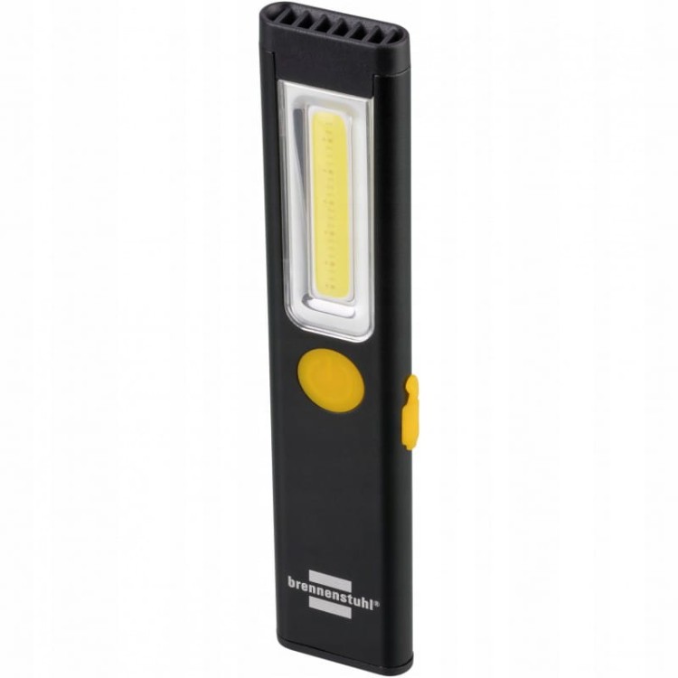 Brennenstuhl latarka led cob klips manges akumulator 200lm usb na prezent