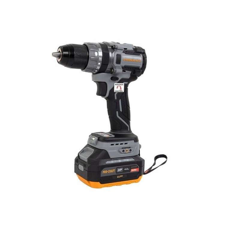 Procraft Cd20a-1b-c Wiertarko Wkrętarka 20v Li-ion 2 Biegi