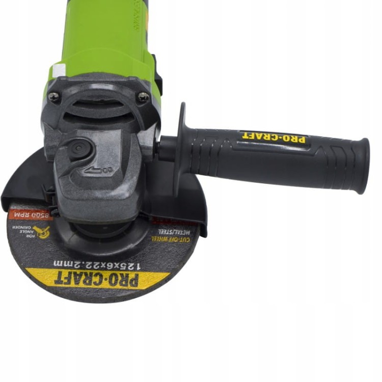 Procraft Pw2200 Szlifierka Kątowa 125mm 1100w Bezszczotkowa Mocna