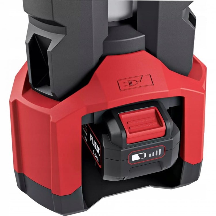 Flex akumulatorowy reflektor budowlany na statywie lampa led tl 4000 z przewodem zasilającym