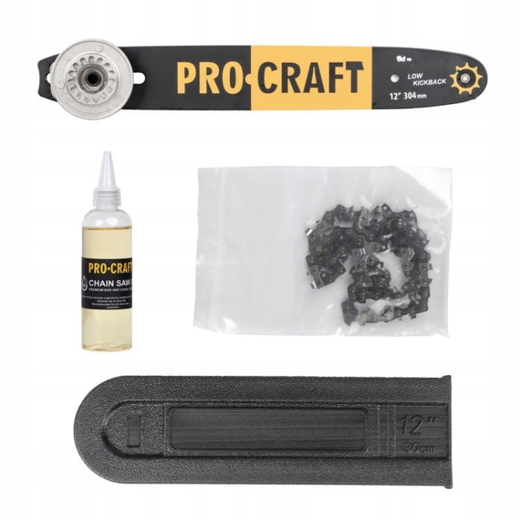 Procraft Pka42li Pilarka Łańcuchowa Akumulatorowa 12 Cali 20v Bezszczotkowa