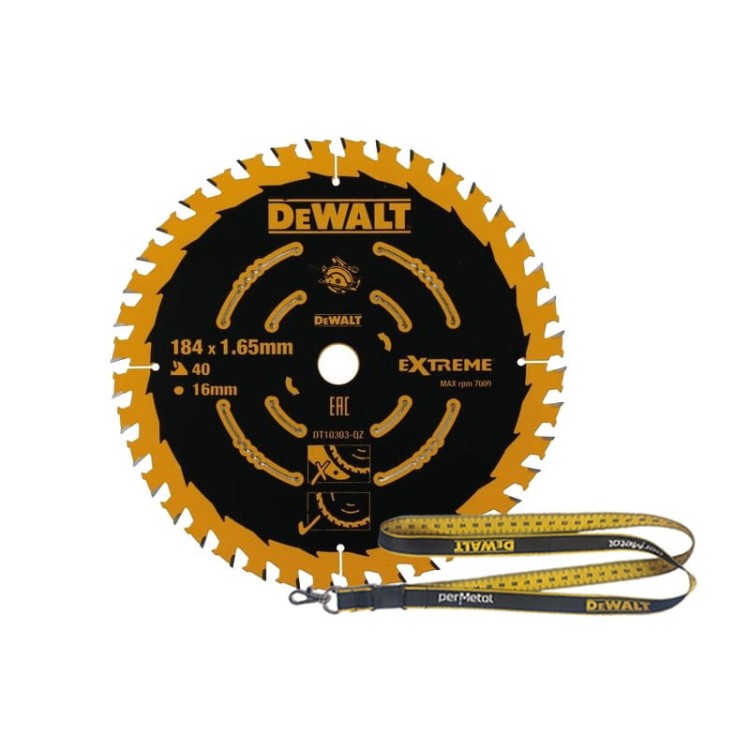 DeWalt DT10303-QZ tarcza do cięcia drewna 184x16mm