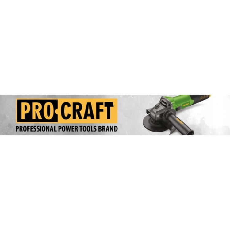 Procraft Pw2350 Szlifierka Kątowa 125mm1300w Bezszczotkowa Mocna