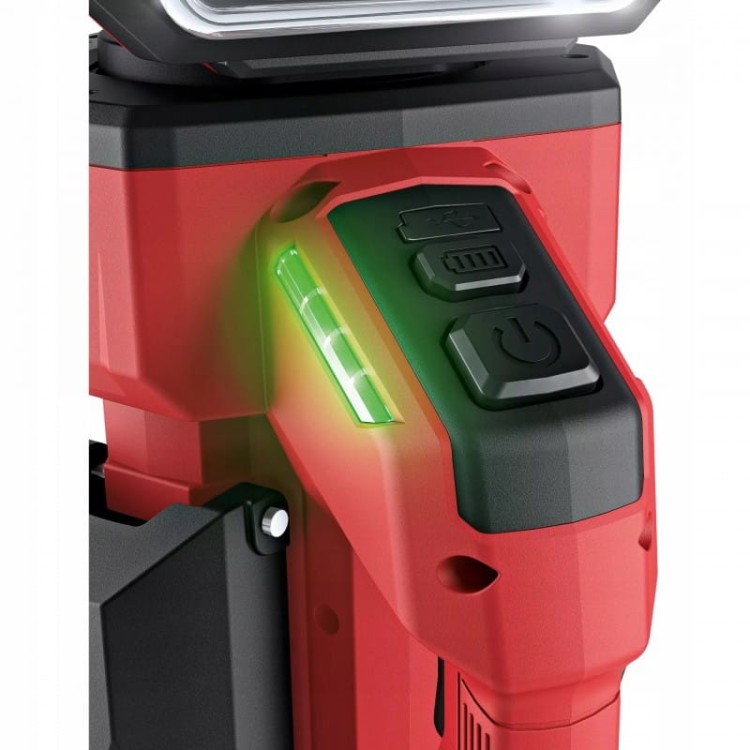 Flex akumulatorowy reflektor budowlany na statywie lampa led tl 4000 z przewodem zasilającym