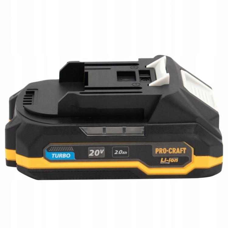 Procraft Pbc Set-1 Zestaw 2 Akumulatory 20v 2ah + Ładowarka Li-ion
