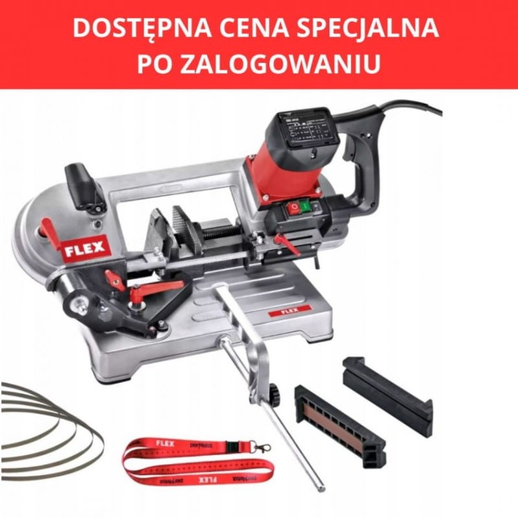 Flex piła taśmowa do metalu sbg4910  szczęki  komplet brzeszczotów