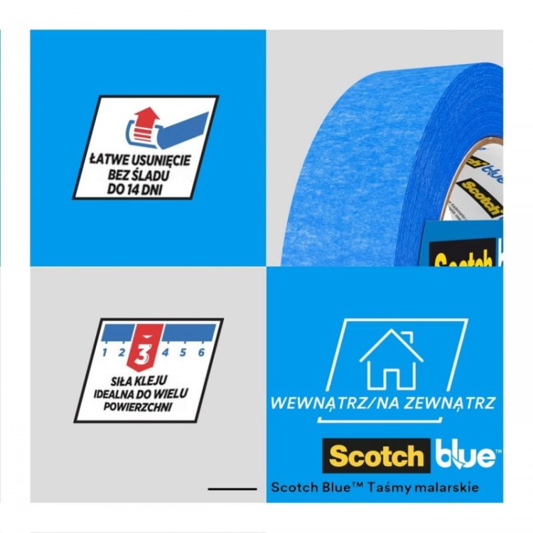 Scotchblue Taśma Malarska Uniwersalna 48mmx 41m