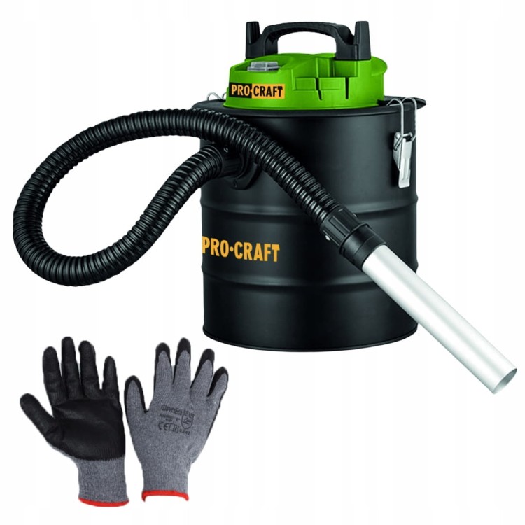 Procraft Vc1550 Odkurzacz Do Popiołu 1200w 20l Z Funkcją Wydmuchu