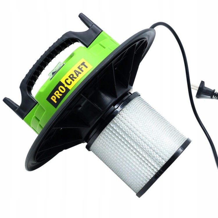 Procraft Vc1550 Odkurzacz Do Popiołu 1200w 20l Z Funkcją Wydmuchu