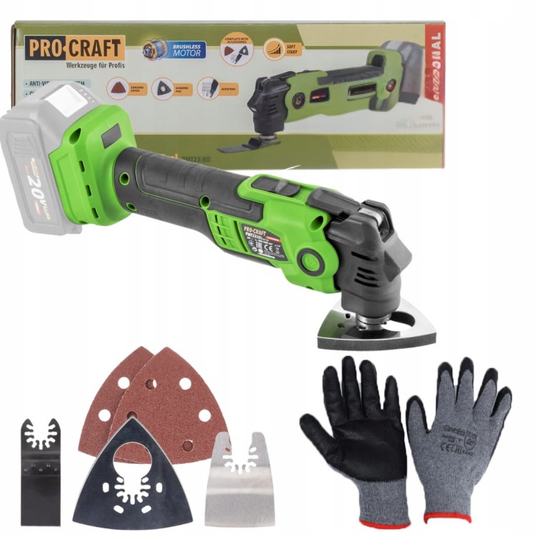 Procraft Pmt22 Akumulatorowe Narzędzie Wielofunkcyjne 20v