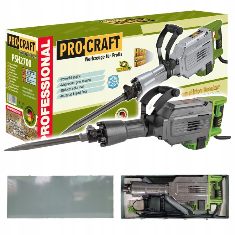 Procraft Psh2700 Młot Wyburzeniowy 1300w 46j Hex