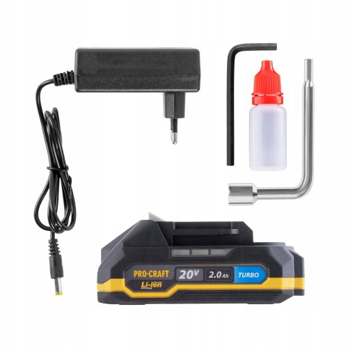 Procraft Es28li Akumulatorowy Sekator Ogrodowy 20v 25mm - akcesoria