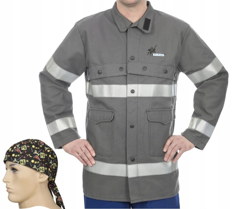 Weldas 38-4335 M Kurtka Spawalnicza Odblaski - zestaw