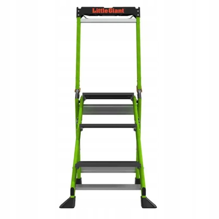 Little Giant Jumbo Step Pro Fiberglas Składany Podest Drabina 3 Stopnie
