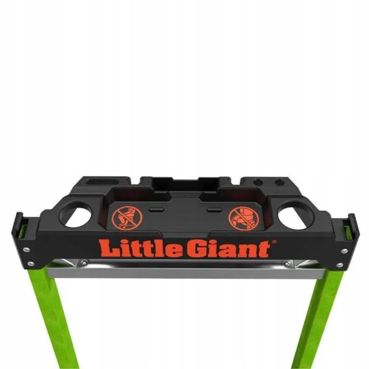 Little Giant Jumbo Step Pro Fiberglas Składany Podest Drabina 3 Stopnie