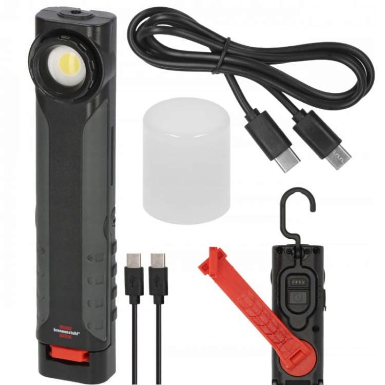 Brennenstuhl Latarka Led Ręczna Akumulatorowa Z Dynamo Led Hl 600ad Usb