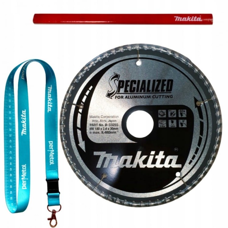 Makita b-33255 tarcza tnąca efficut specialized 180x30 60z aluminium