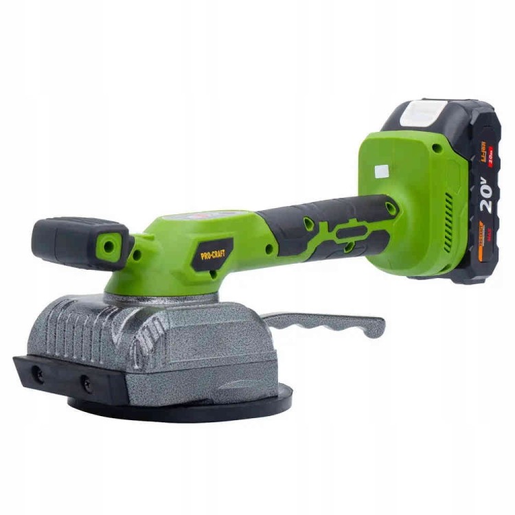 Procraft ptm20-1b-c przyssawka wibracyjna do płytek 20v 75kg