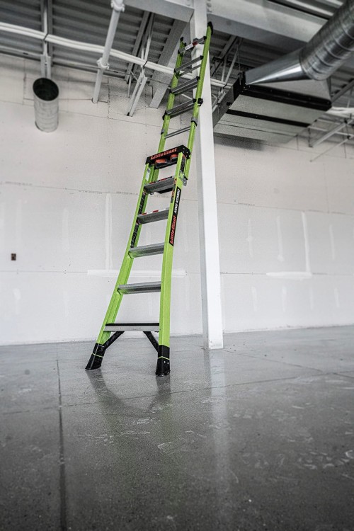 Little Giant King Kombo Xt 2.0 Drabina Wielofunkcyjna Włókno Szklane  udźwig 170kg w użyciu