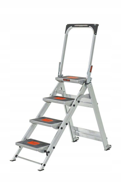 Little Giant Safety Step Schodki Alumiowe 4 Stopnie Drabina Z USA
