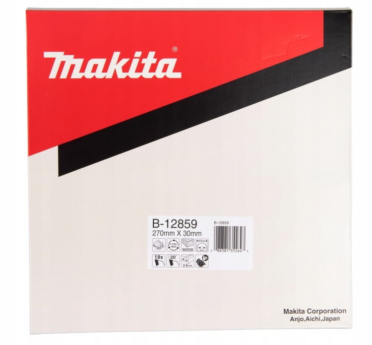 Makita B-12859 Tarcza Do Drewna Standard T.c.t 270x30mm 18z - opakowanie jednostkowe