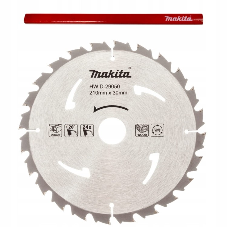 Makita D-29050 Tarcza Do Drewna Standard T.c.t 210x30mm 24z