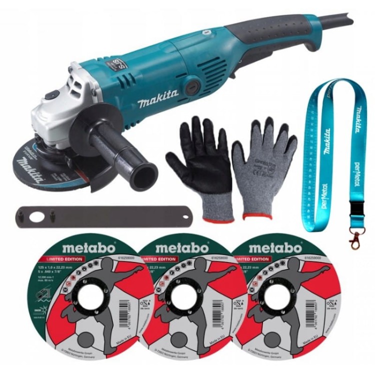 Makita GA5021C Szlifierka Kątowa 125mm + Gratisy