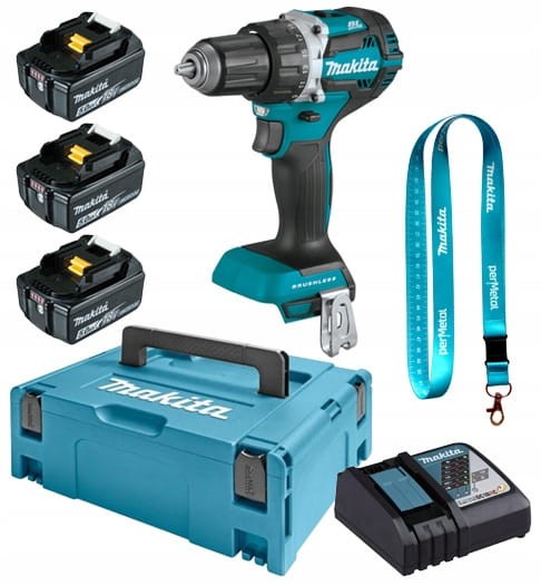 Makita Ddf484rt3j Wiertarko-wkrętarka Bezszczotkowa 18v 2xaku 5ah  zestaw w walizce