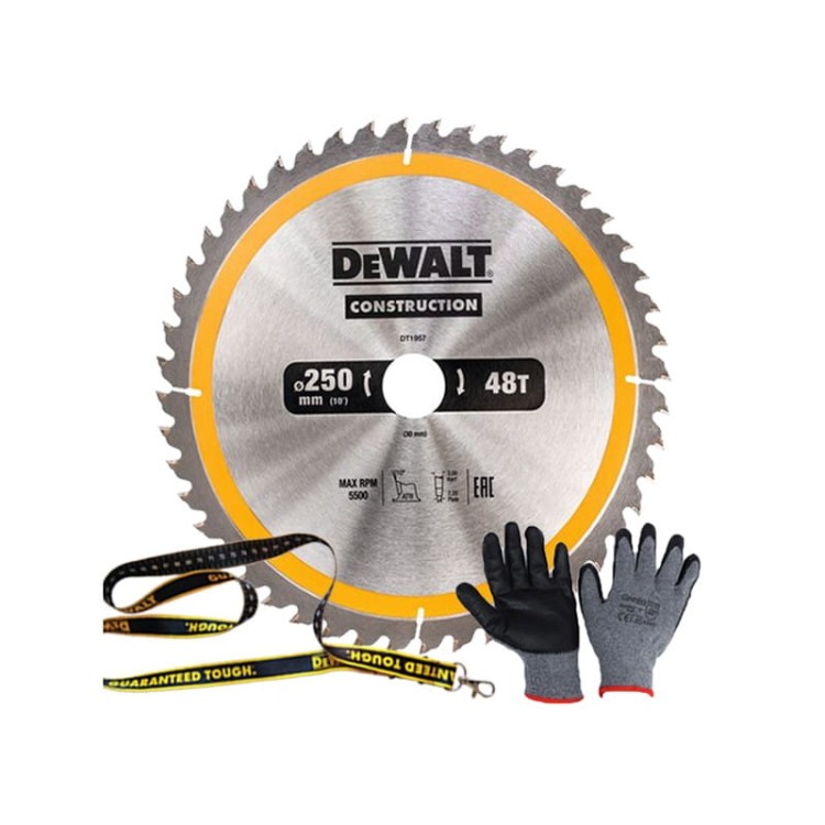 DeWalt DT1957-QZ tarcza do drewna  250X30X3,0mm