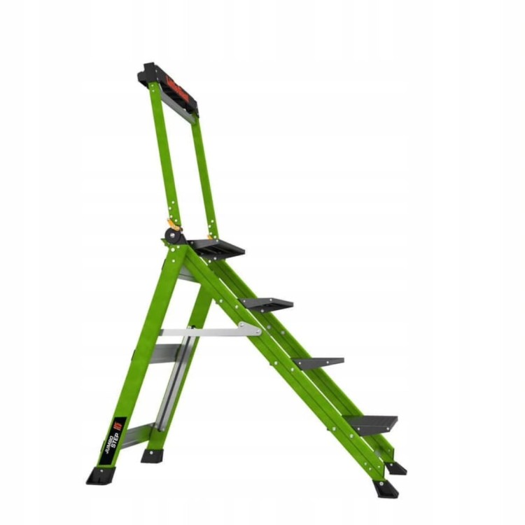 Little Giant Jumbo Step Pro Fiberglas Składany Podest Drabina 4 Stopnie